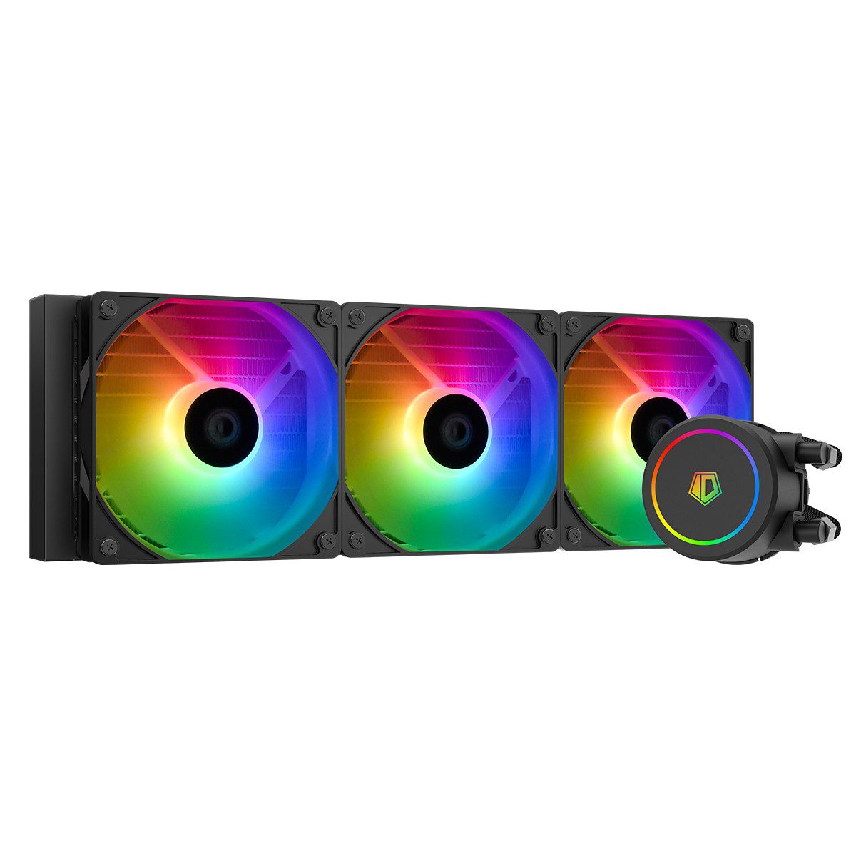 ID Cooling Liquid Cooler FX360 ARGB AIO 360mm Black ID Cooling Liquid Cooler FX360 ARGB AIO 360mm Black